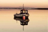 lytham shrimp boat at sunset Ref : 5841