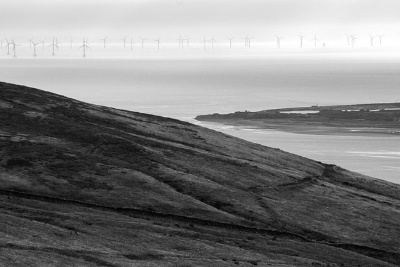 Wind Farm Close To The Duddon Estuary, Cumbria