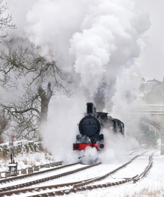 Worth Valley Steam Railway, January 2013,  Ref: 0822