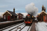 Waverley Steams Through Garsdale Station