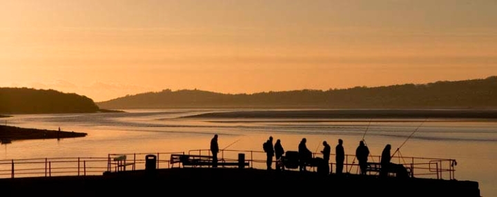 Fishing From Arnside Pier