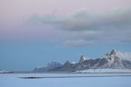 View to Flackstad, Lofoten