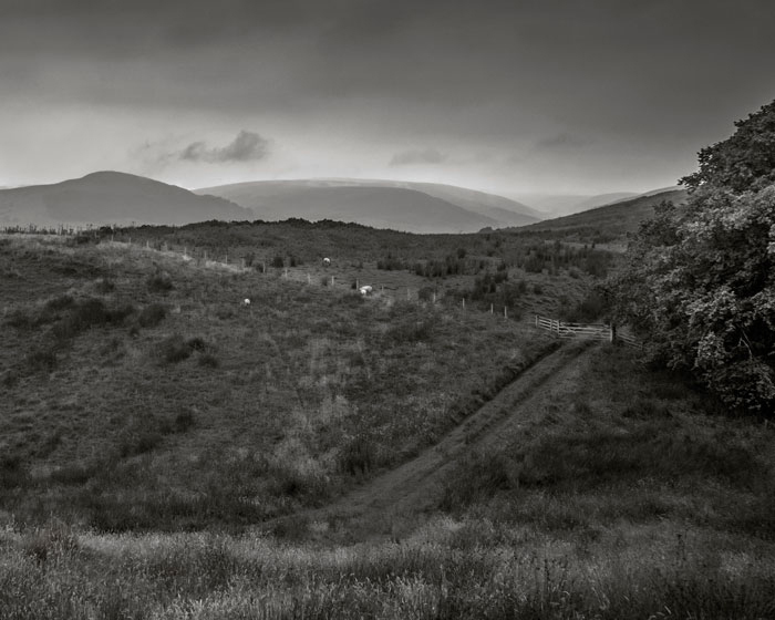Bowland Fells from above Whitewell