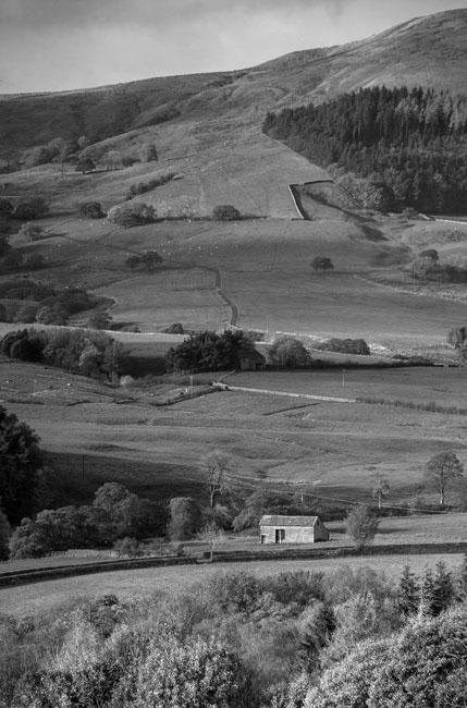 Overlooking Whitewell,  and Fair Oak Fell