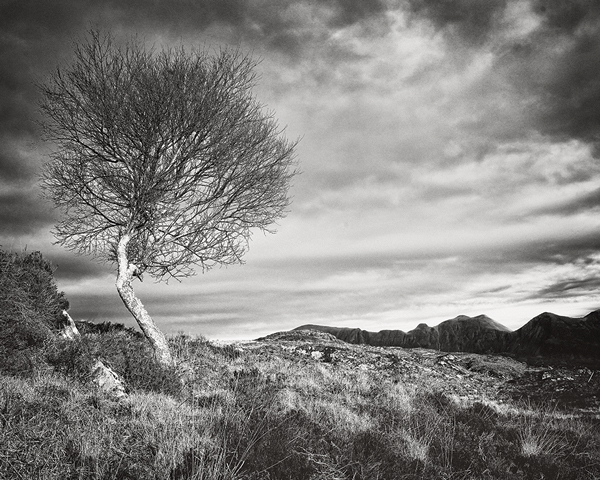 Distant Quinag Hills, Scotland